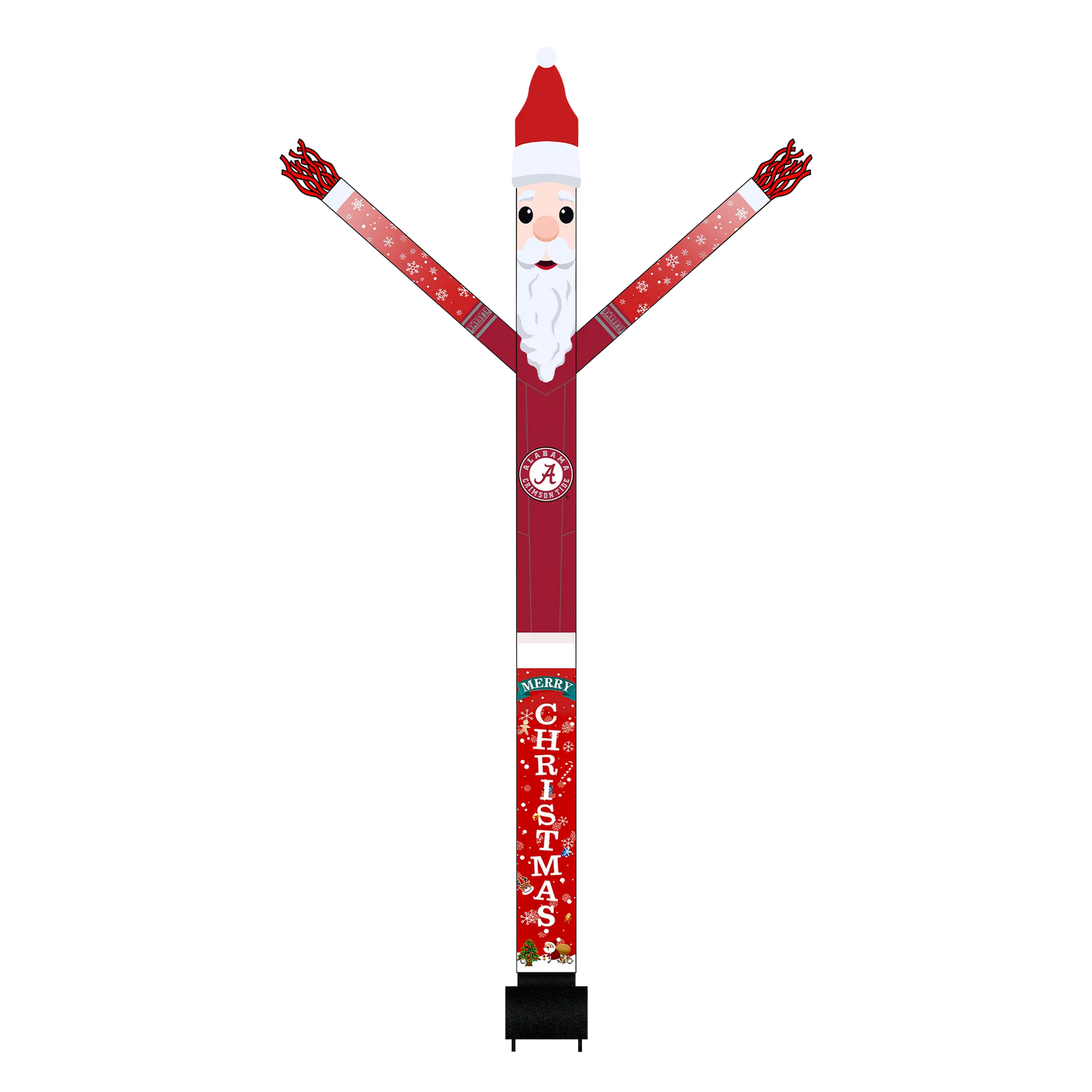 Alabama Crimson Tide Inflatable Festive Christmas Sports Fan Sleeve