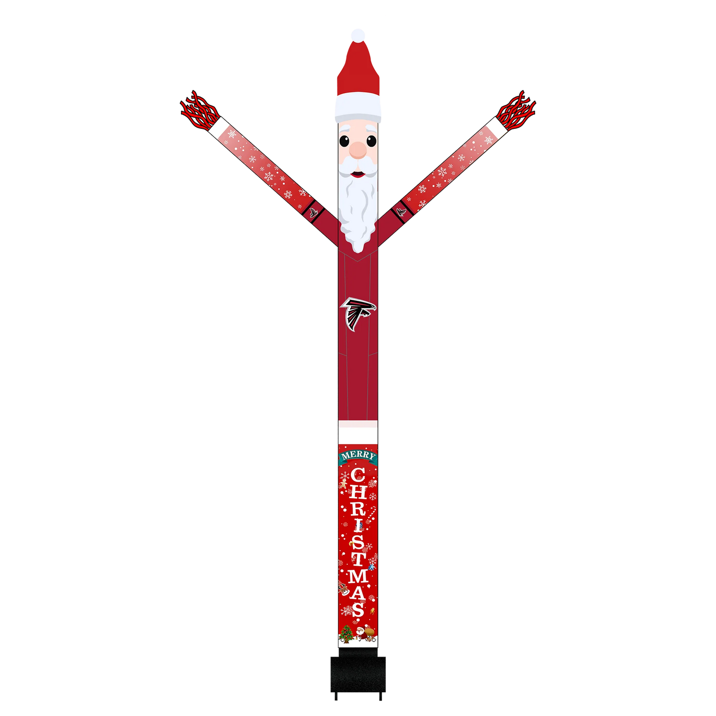 Atlanta Falcons Inflatable Festive Christmas Sports Fan Sleeve