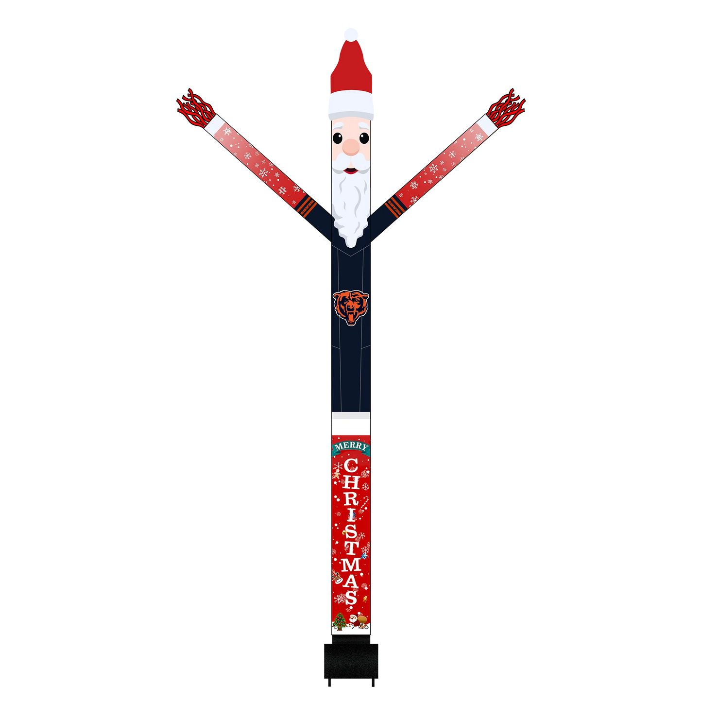 Chicago Bears Inflatable Festive Christmas Sports Fan Sleeve