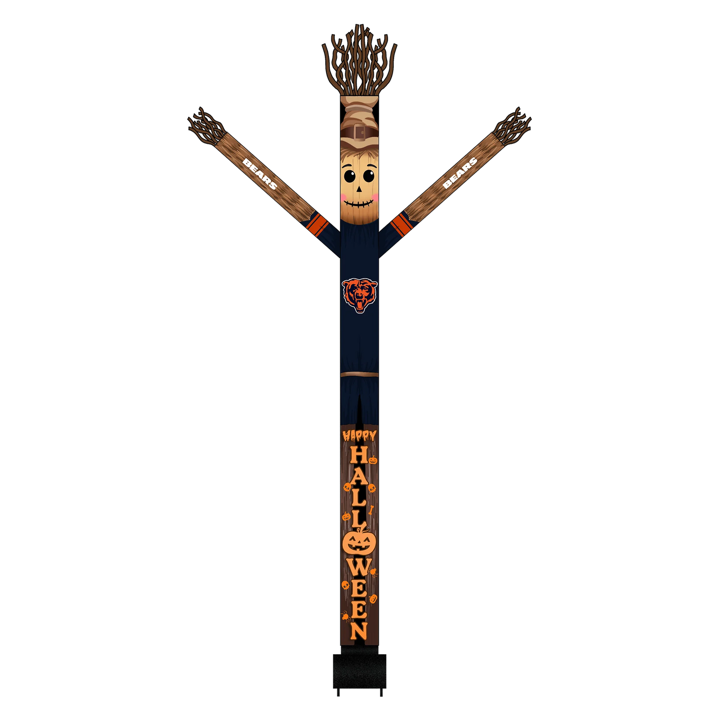 Chicago Bears Inflatable Festive Halloween Sports Fan Sleeve