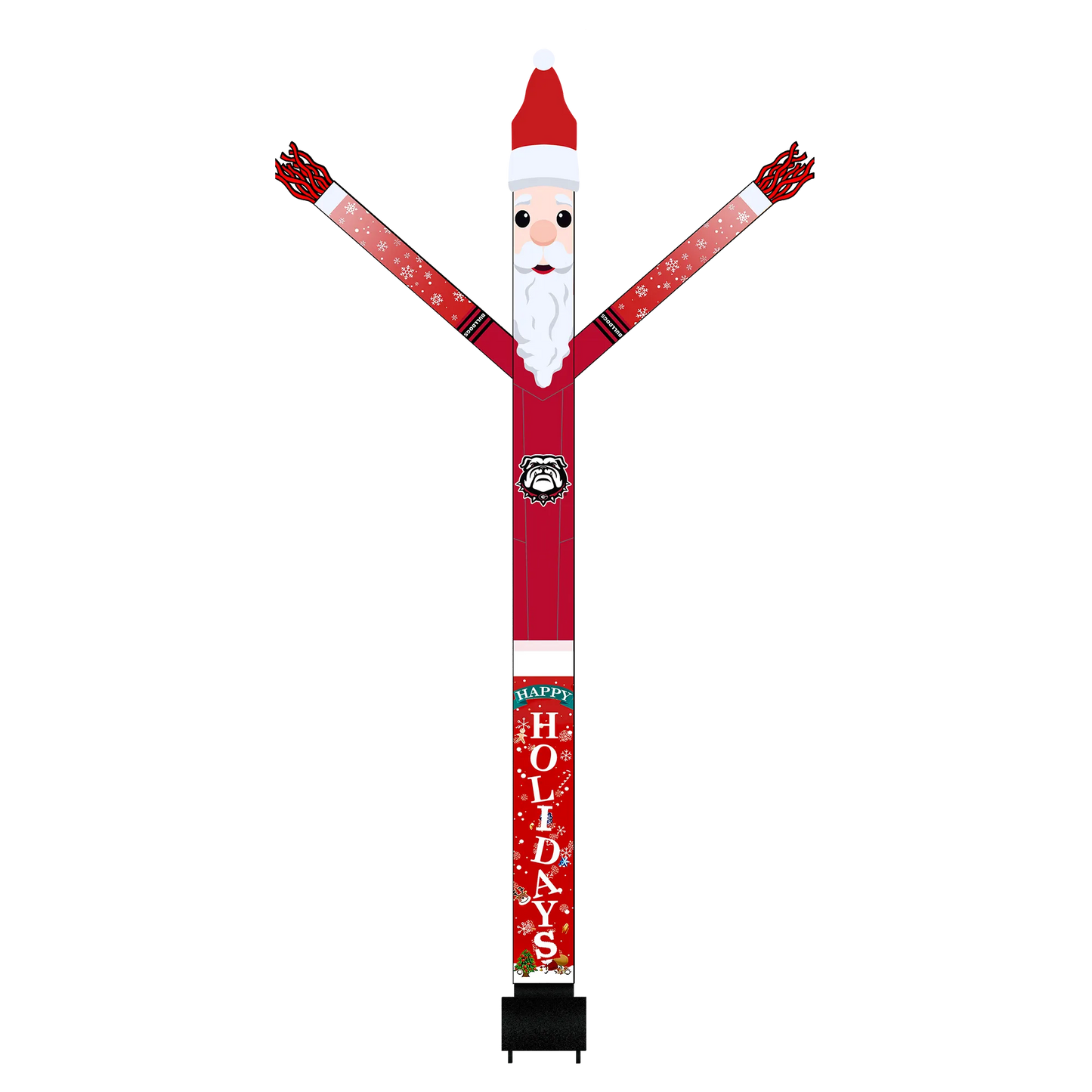 Georgia Bulldogs Inflatable Festive Christmas Sports Fan Sleeve