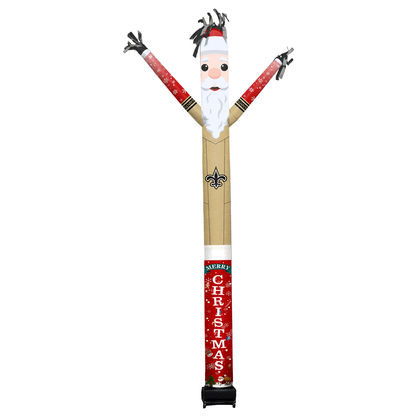 New Orleans Saints Inflatable Festive Christmas Sports Fan Sleeve