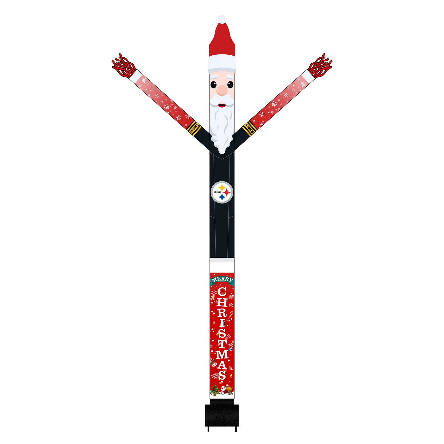 Pittsburgh Steelers Inflatable Festive Christmas Sports Fan Sleeve