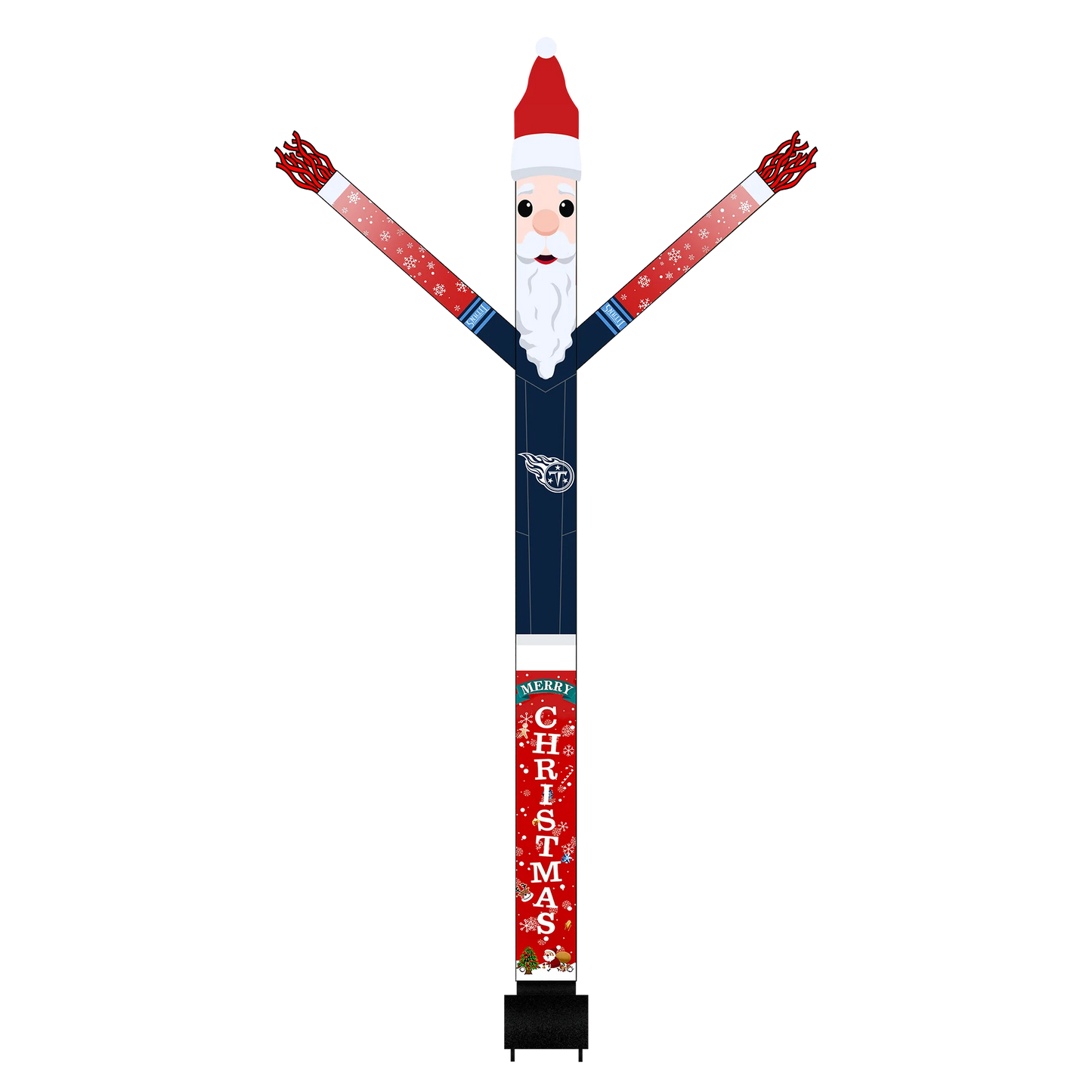 Tennessee Titans Inflatable Festive Christmas Sports Fan Sleeve