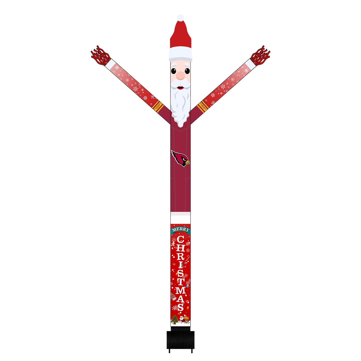 Arizona Cardinals Inflatable Festive Christmas Sports Fan Sleeve