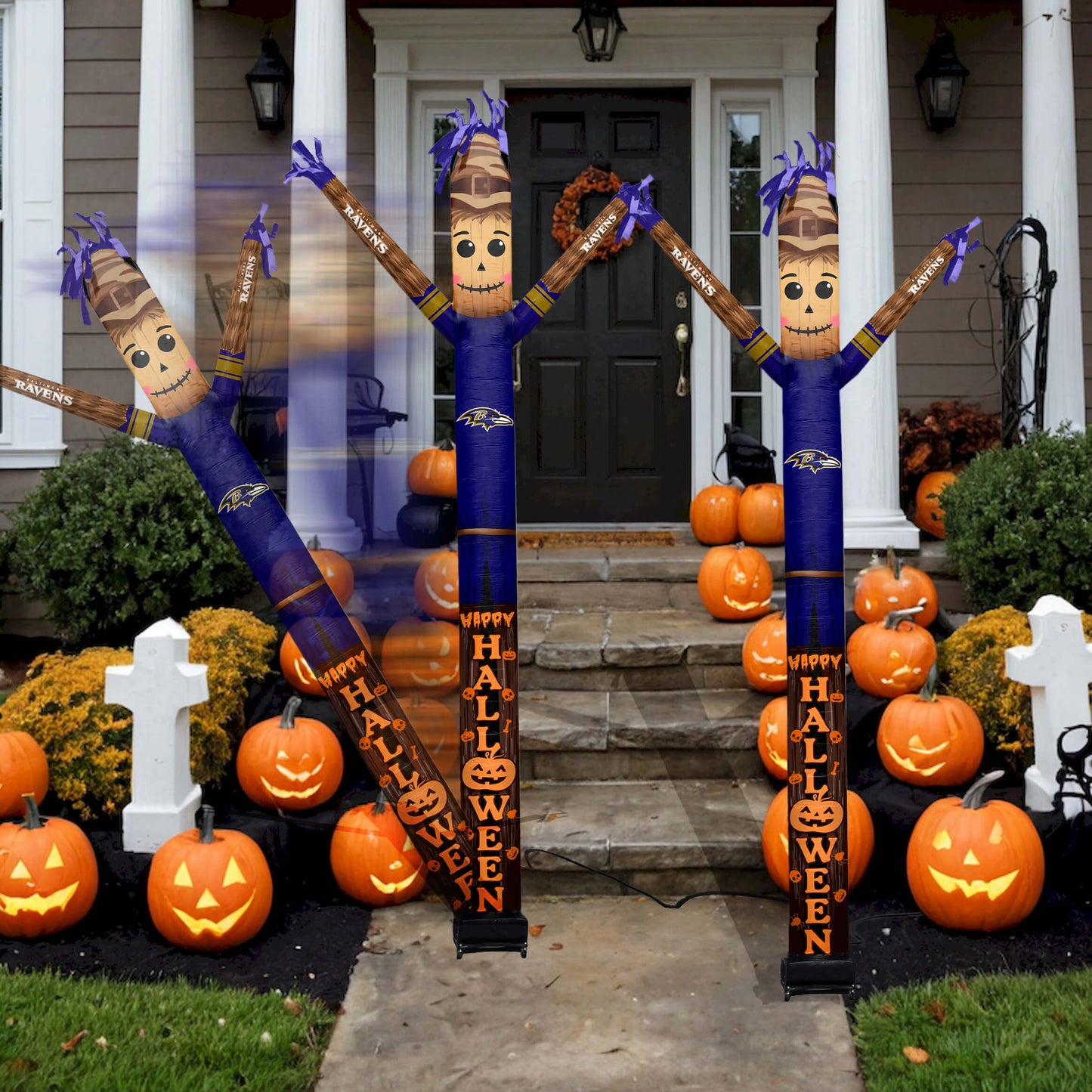 Baltimore Ravens Inflatable Festive Halloween Sports Fan Sleeve