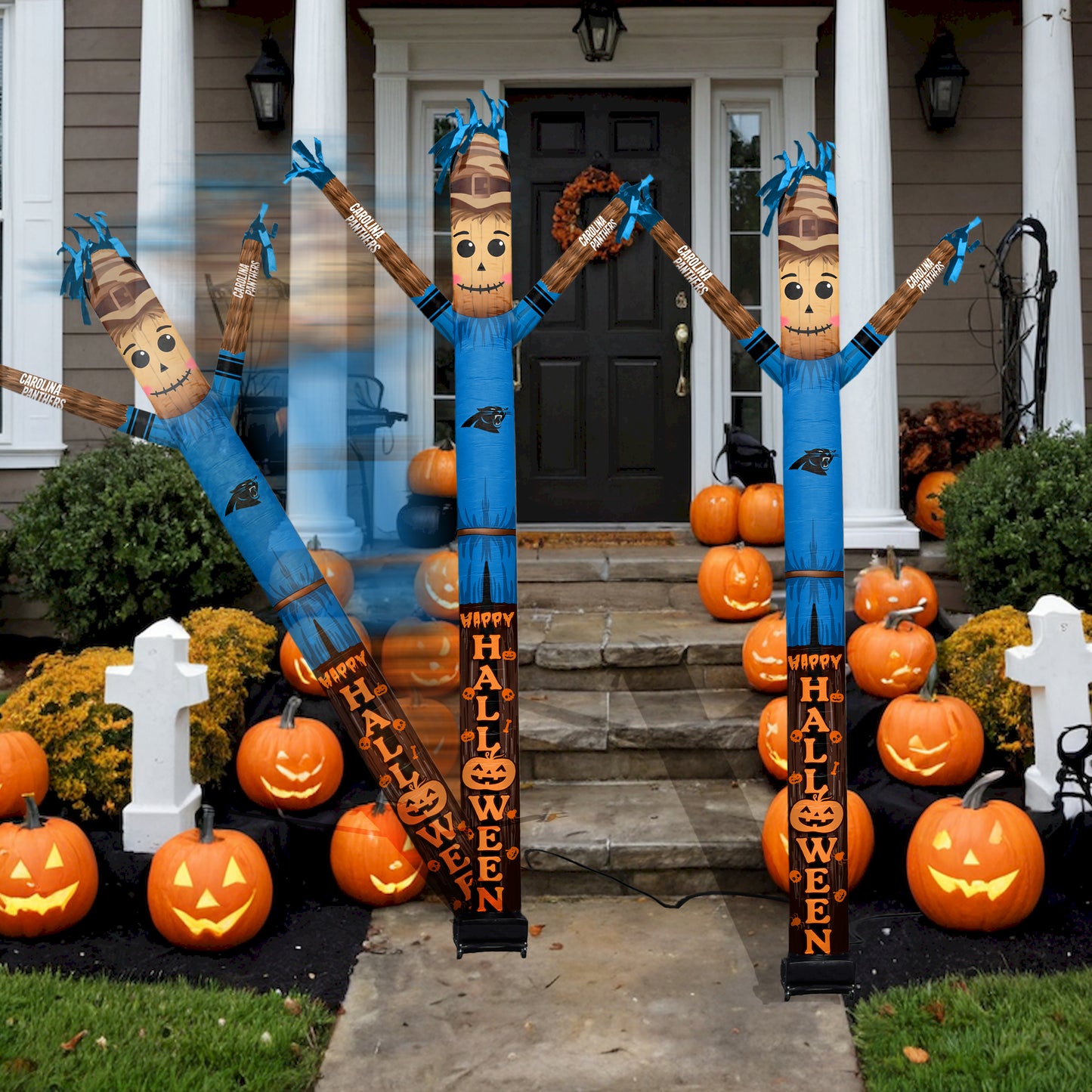 Carolina Panthers Inflatable Festive Halloween Sports Fan Sleeve