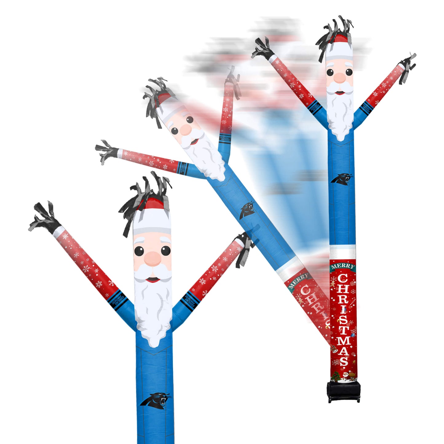 Carolina Panthers Inflatable Festive Christmas Sports Fan Sleeve