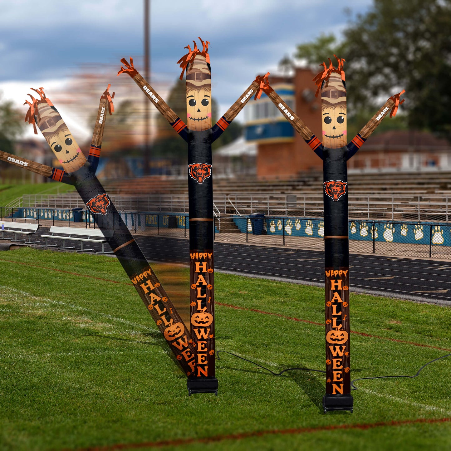 Chicago Bears Inflatable Festive Halloween Sports Fan Sleeve
