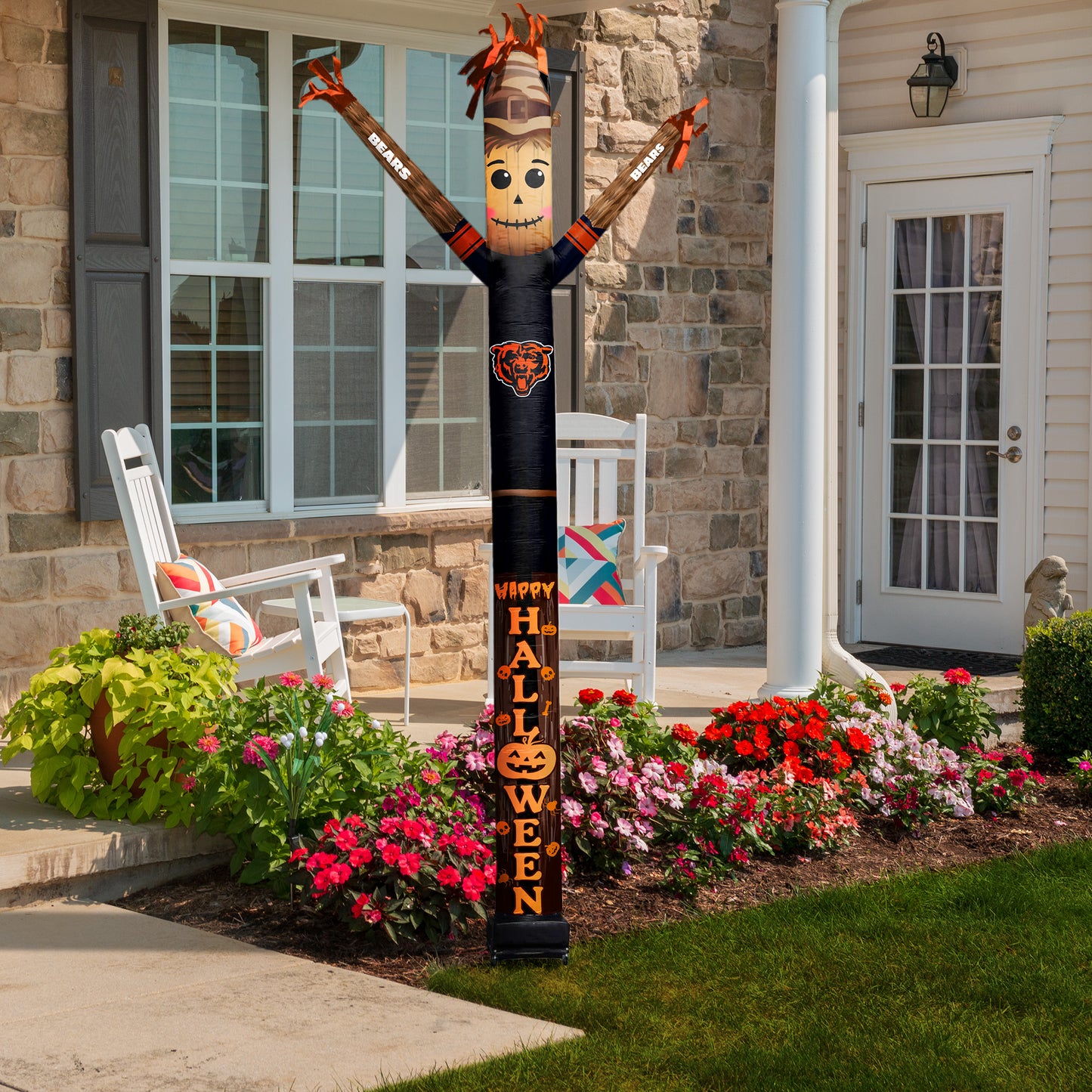 Chicago Bears Inflatable Festive Halloween Sports Fan Sleeve