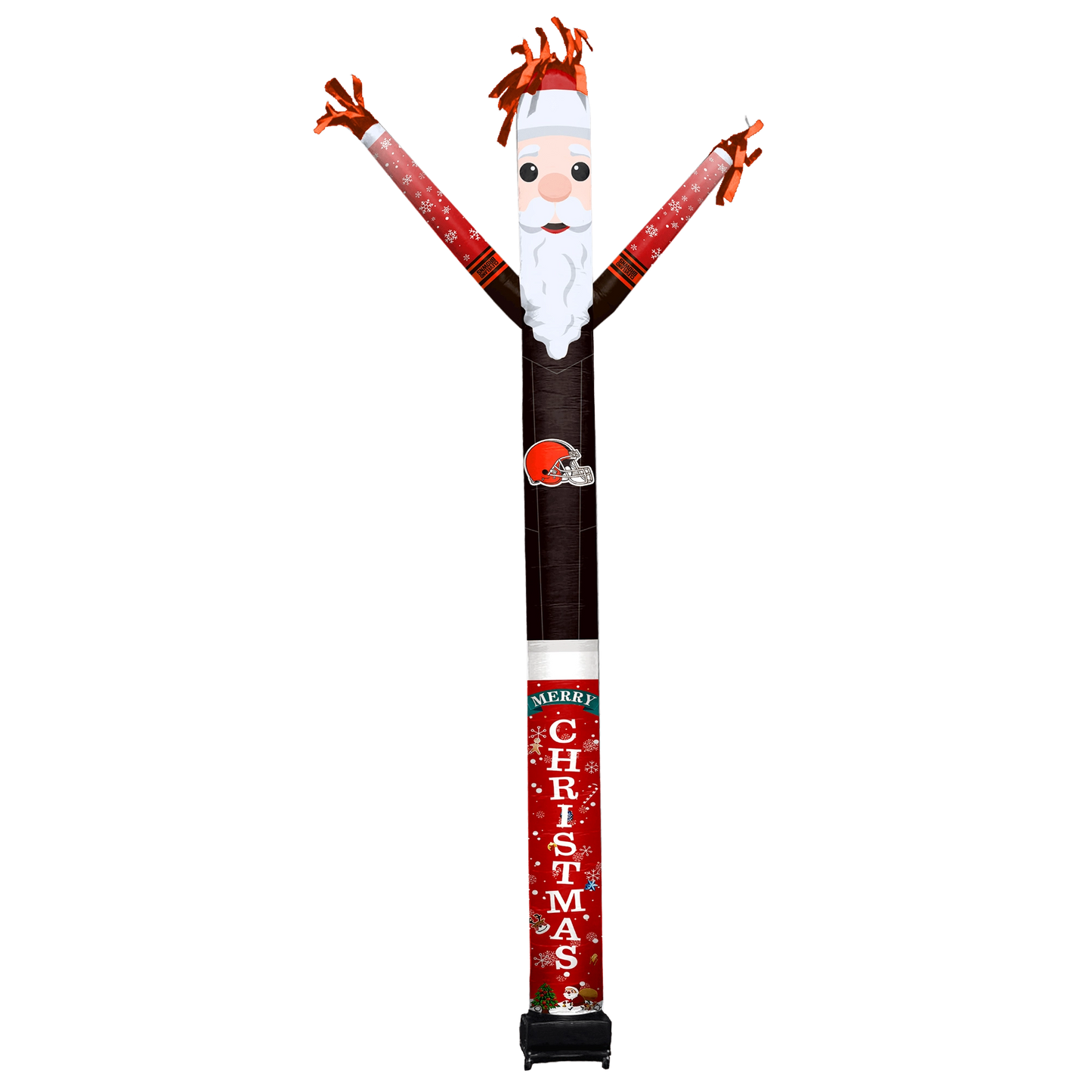 Cleveland Browns Inflatable Festive Christmas Sports Fan Sleeve