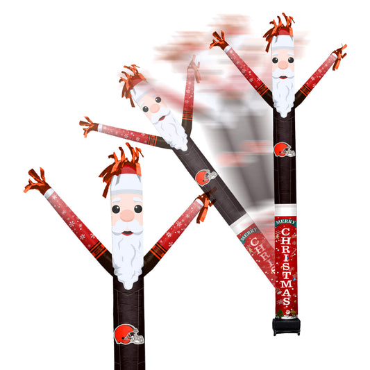 Cleveland Browns Inflatable Festive Christmas Sports Fan Sleeve