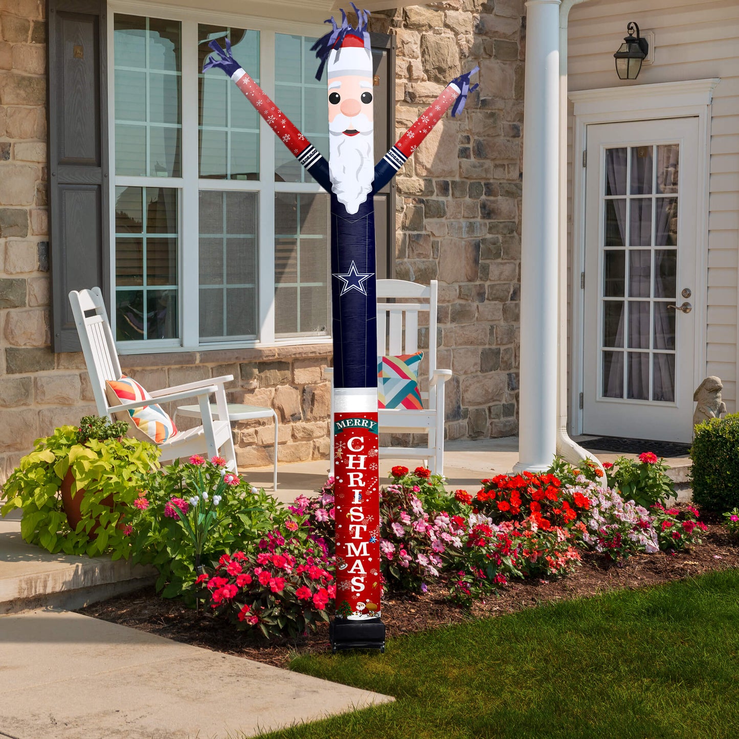 Dallas Cowboys Inflatable Festive Christmas Sports Fan Sleeve