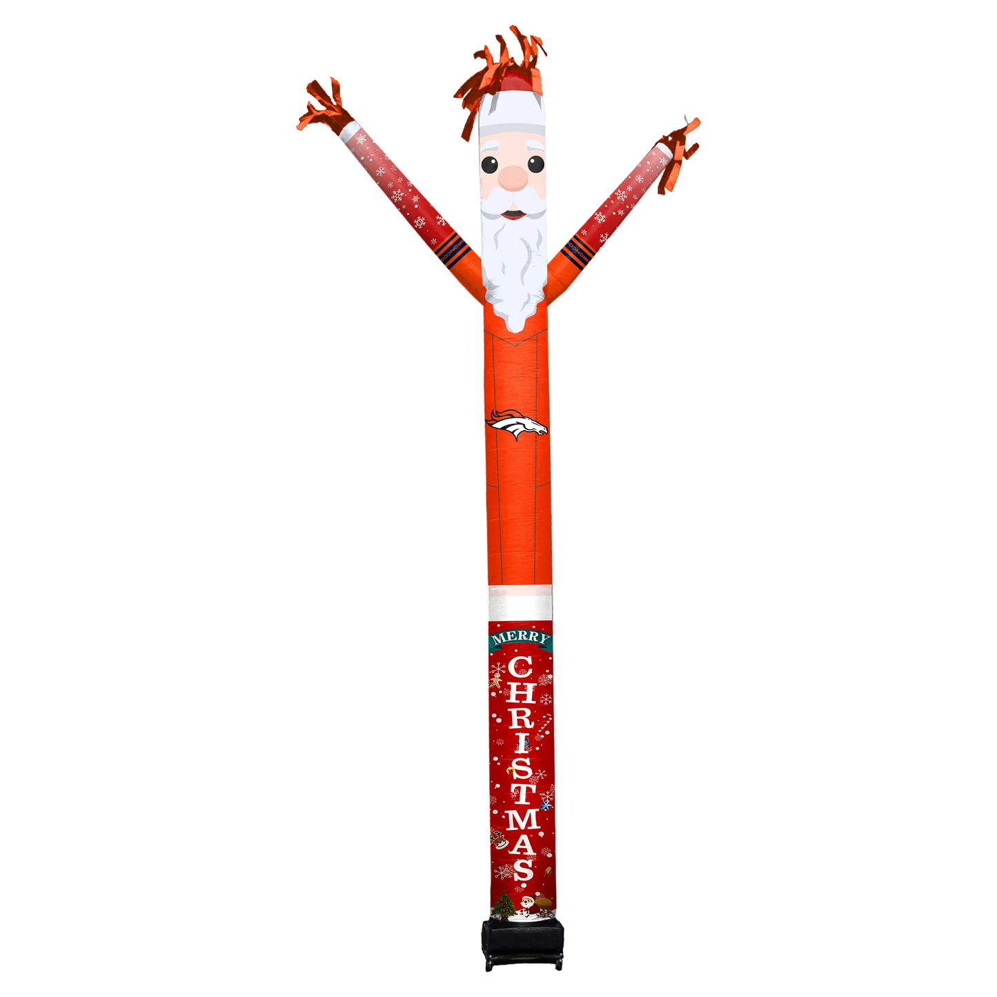 Denver Broncos Inflatable Festive Christmas Sports Fan Sleeve