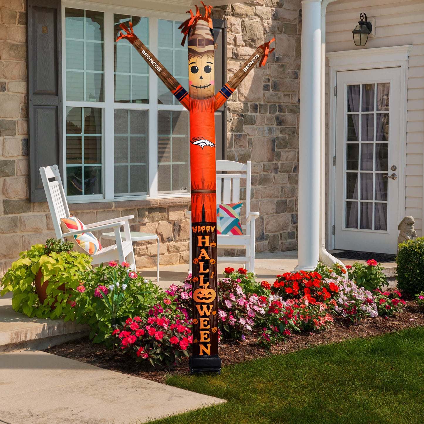 Denver Broncos Inflatable Festive Halloween Sports Fan Sleeve