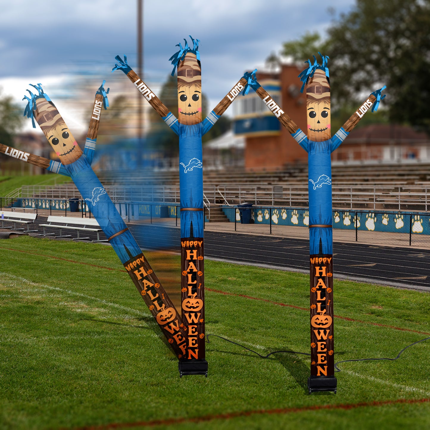 Detroit Lions Inflatable Festive Halloween Sports Fan Sleeve