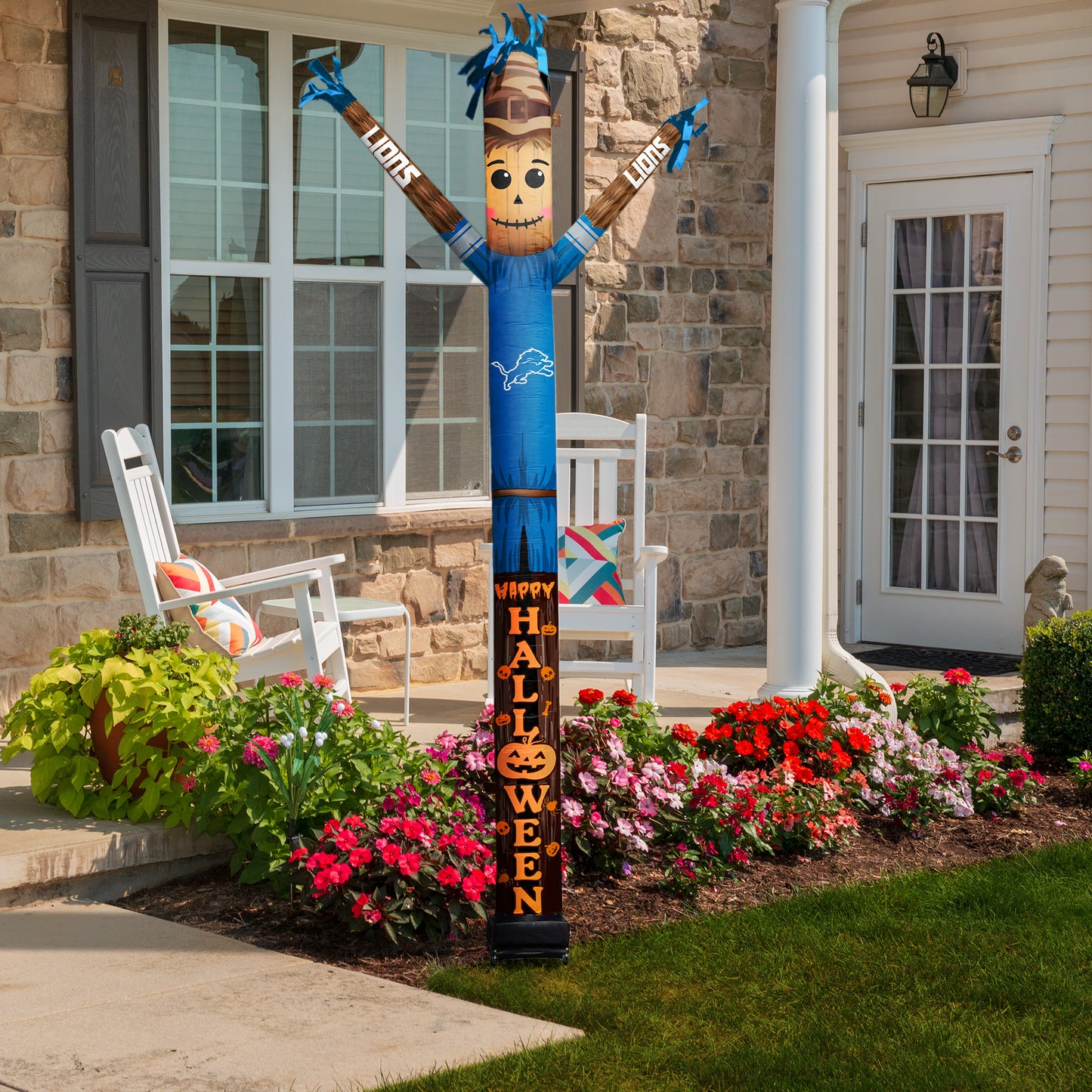 Detroit Lions Inflatable Festive Halloween Sports Fan Sleeve