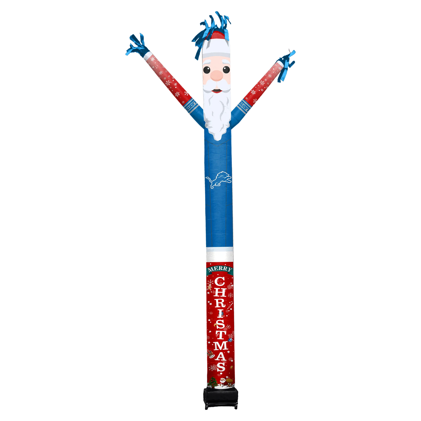 Detroit Lions Inflatable Festive Christmas Sports Fan Sleeve