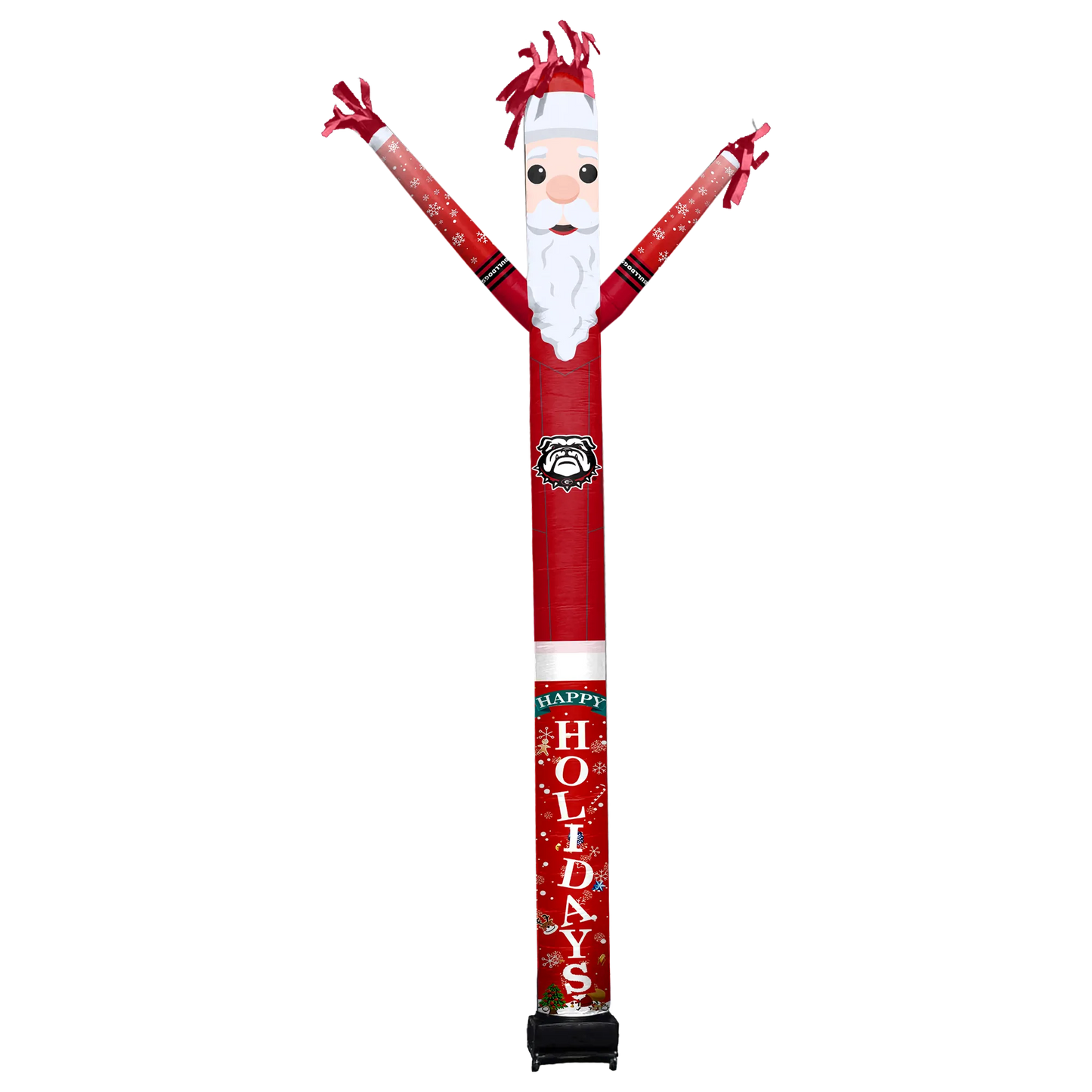 Georgia Bulldogs Inflatable Festive Christmas Sports Fan Sleeve