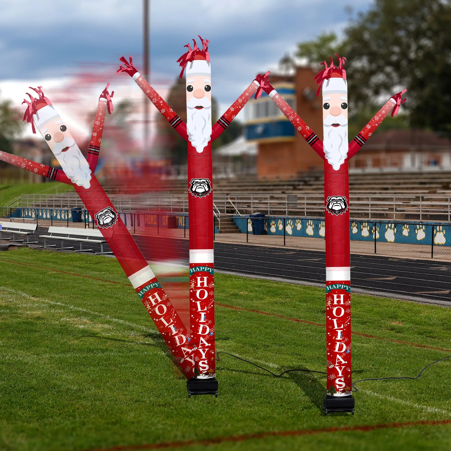 Georgia Bulldogs Inflatable Festive Christmas Sports Fan Sleeve