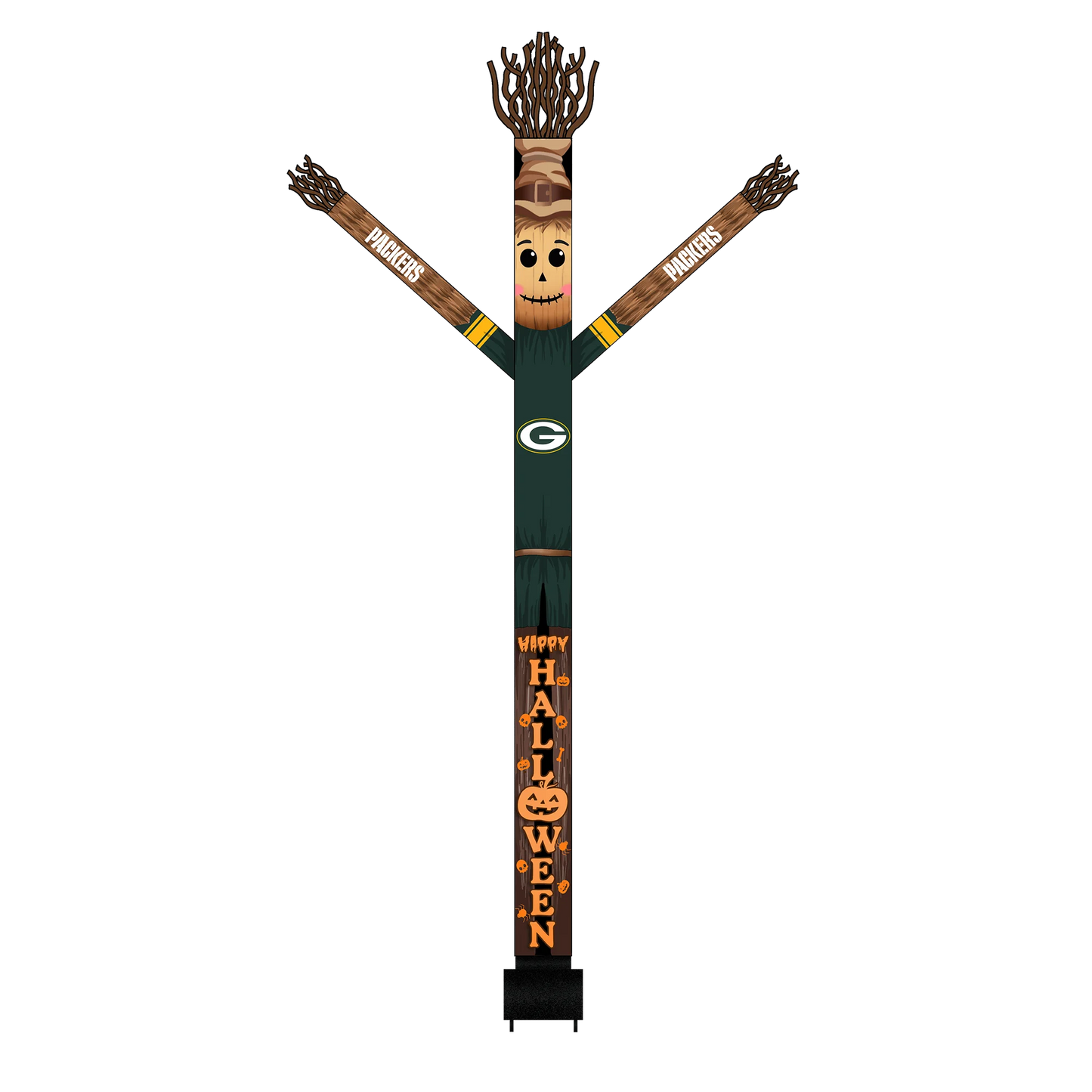 Green Bay Packers Inflatable Festive Halloween Sports Fan Sleeve