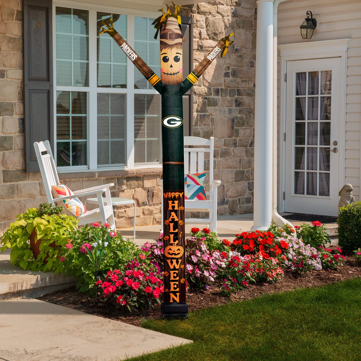 Green Bay Packers Inflatable Festive Halloween Sports Fan Sleeve