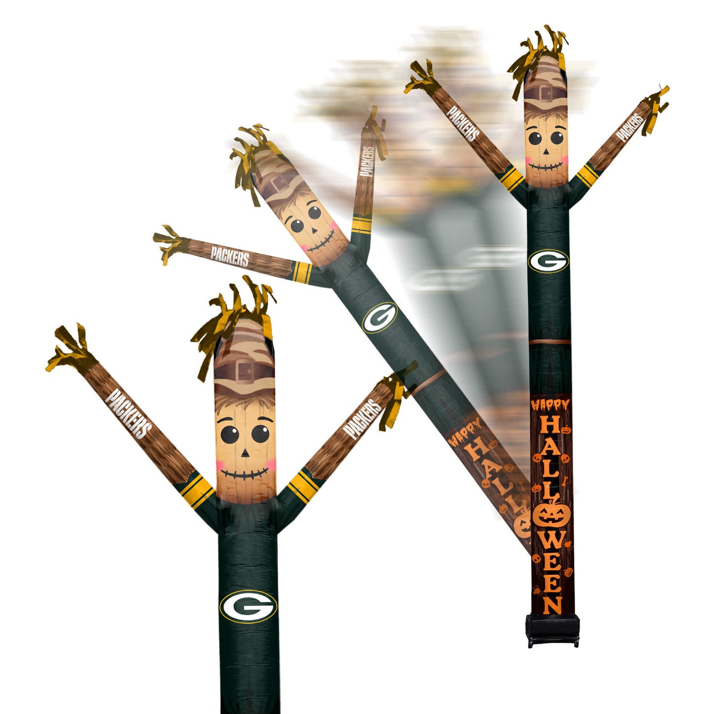 Green Bay Packers Inflatable Festive Halloween Sports Fan Sleeve