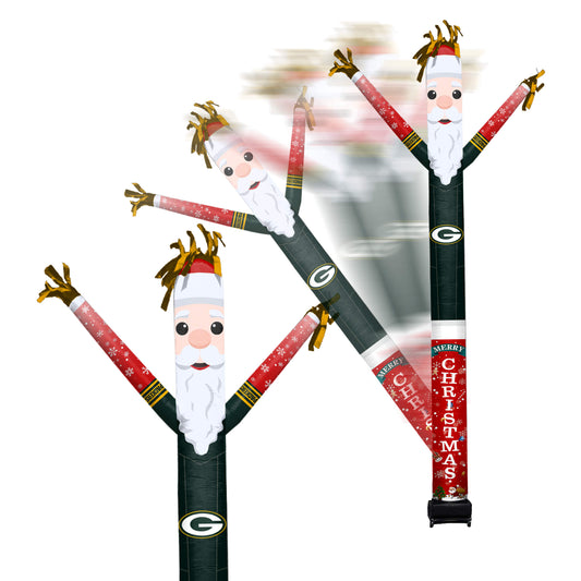 Green Bay Packers Inflatable Festive Christmas Sports Fan Sleeve