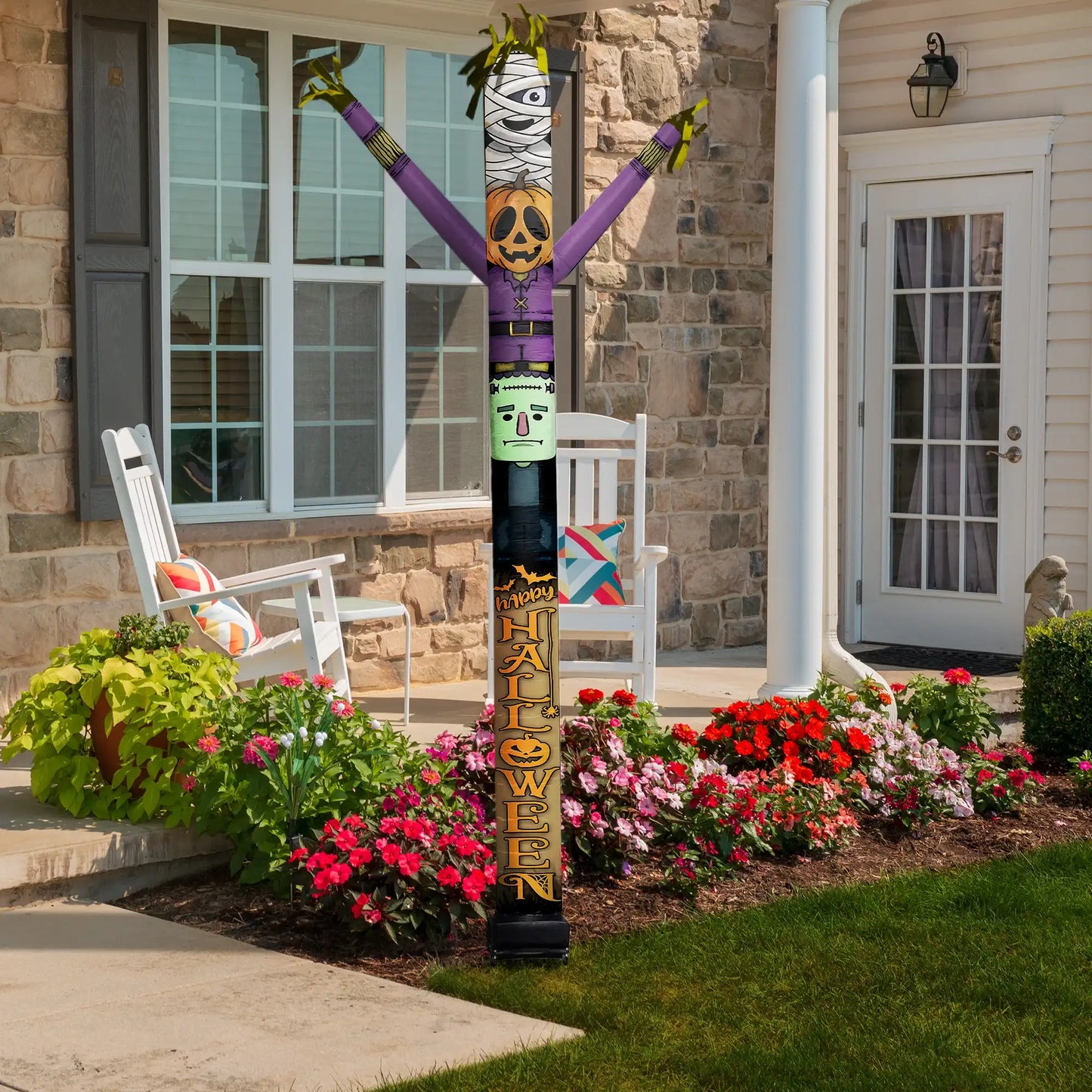 Halloween Monster Friends Inflatable Festive Fanz Sleeve