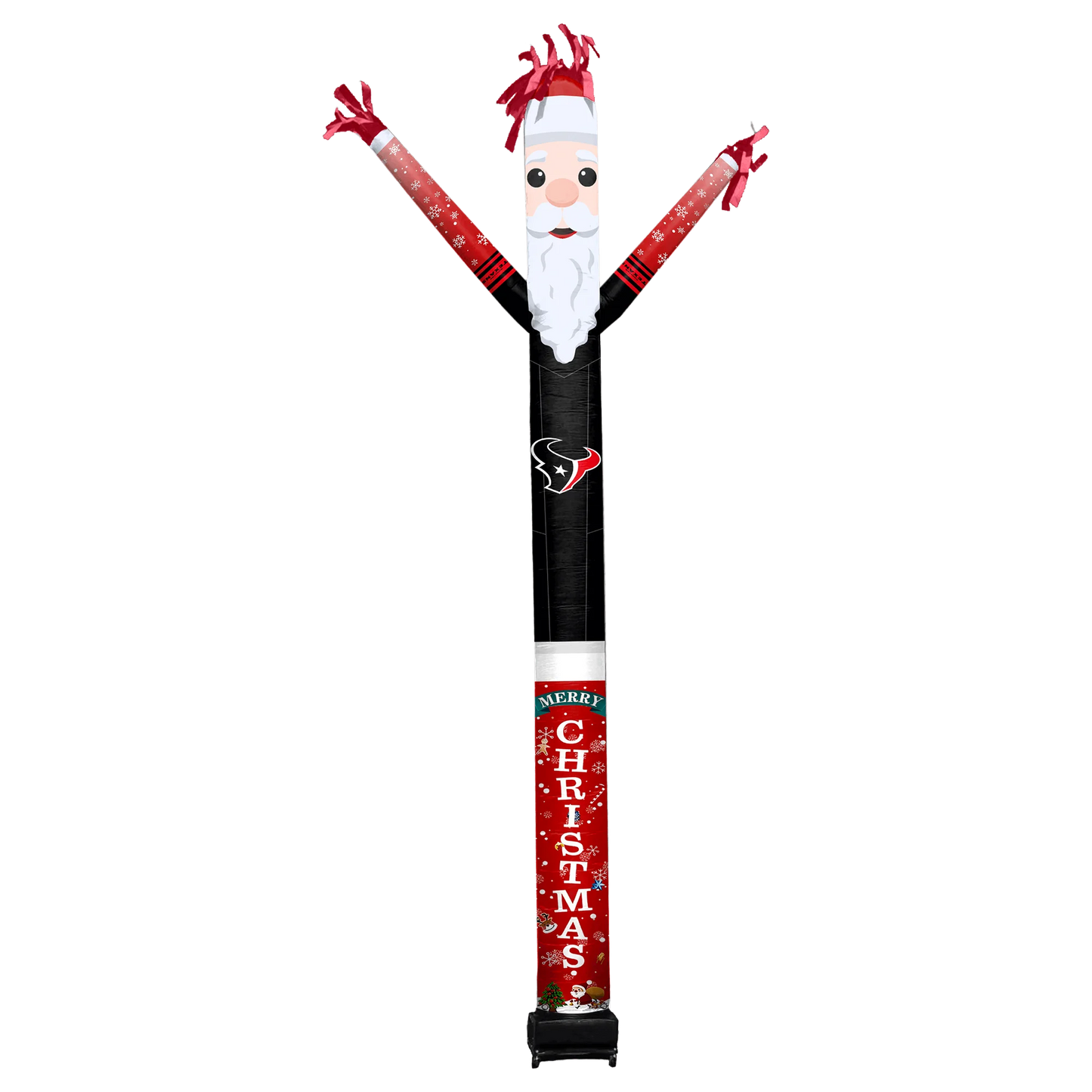 Houston Texans Inflatable Festive Christmas Sports Fan Sleeve