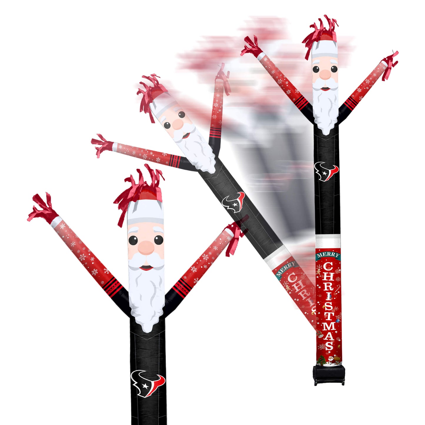 Houston Texans Inflatable Festive Christmas Sports Fan Sleeve
