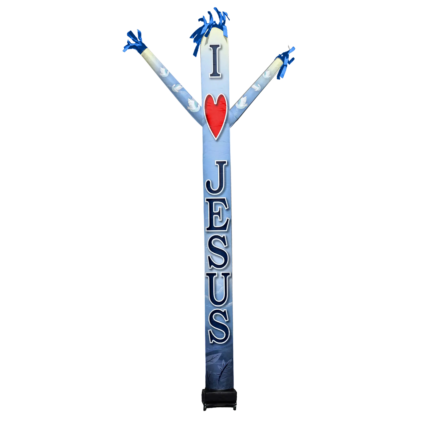 I Love Jesus Inflatable Festive Fanz Sleeve