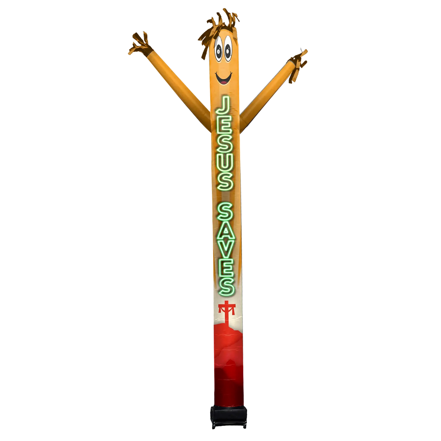 Jesus Saves Inflatable Festive Fanz Sleeve