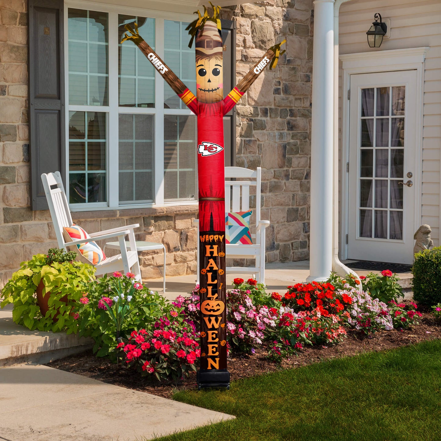 Kansas City Chiefs Inflatable Festive Halloween Sports Fan Sleeve