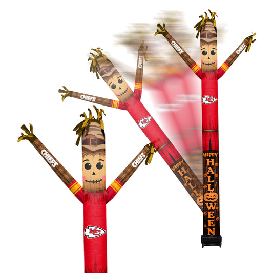Kansas City Chiefs Inflatable Festive Halloween Sports Fan Sleeve