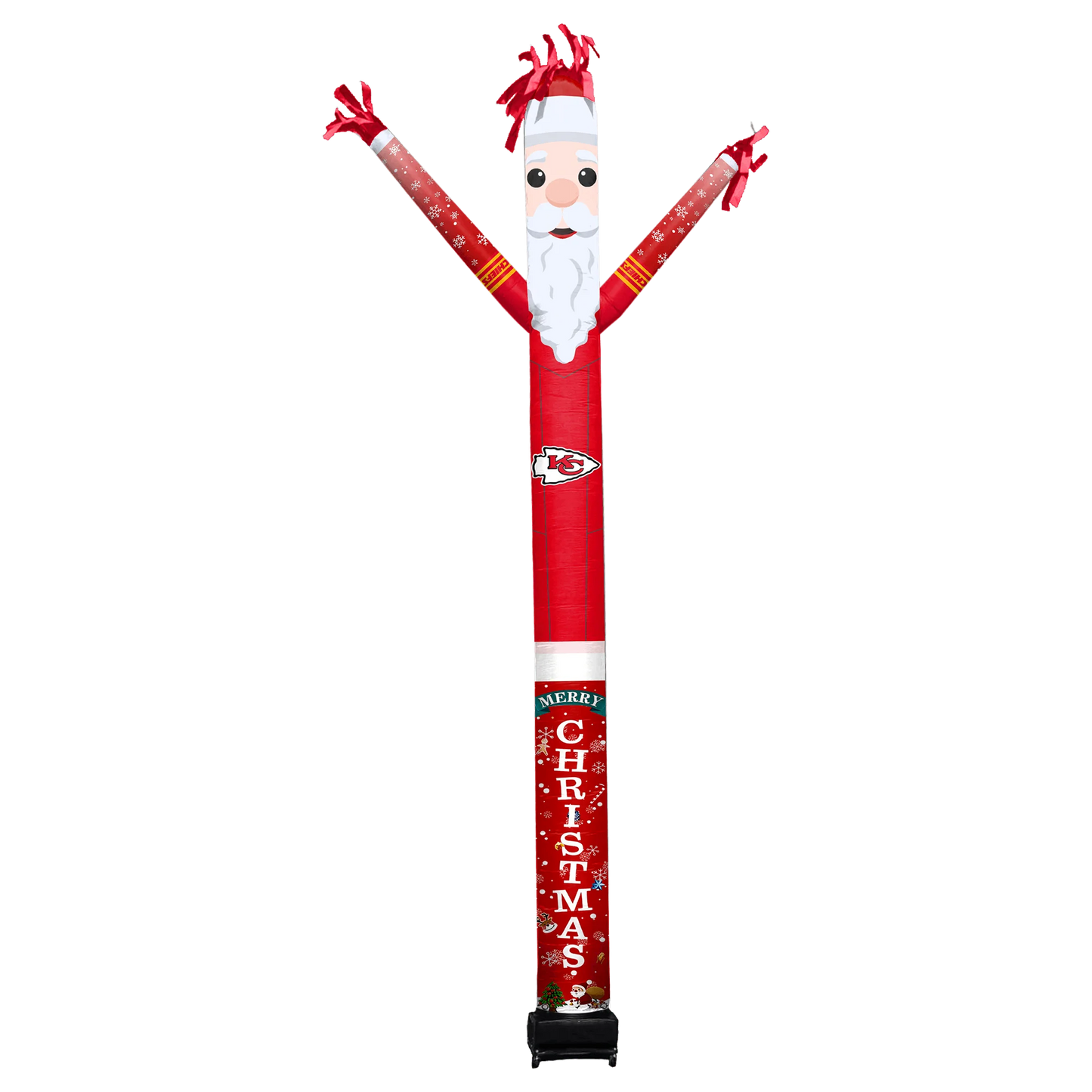 Kansas City Chiefs Inflatable Festive Christmas Sports Fan Sleeve