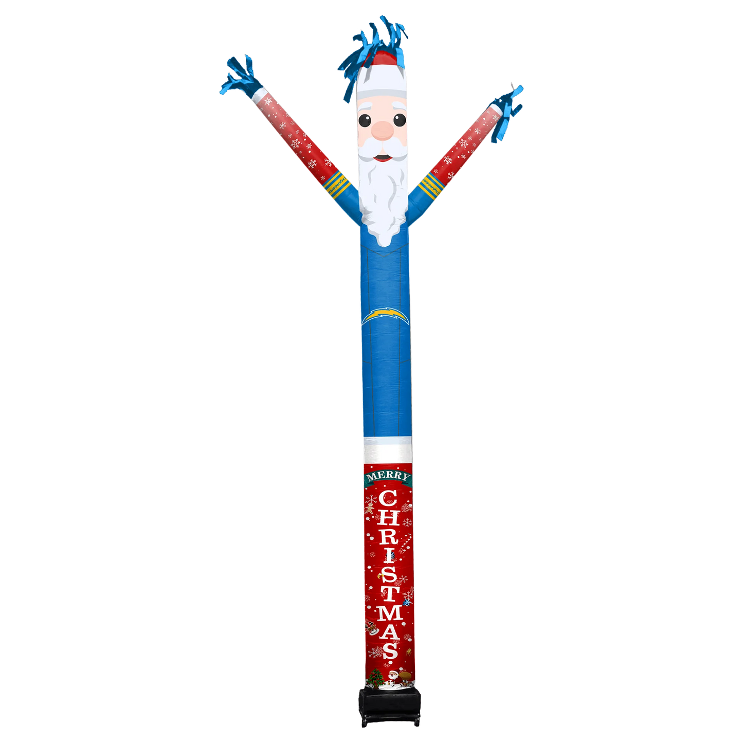 Los Angeles Chargers Inflatable Festive Christmas Sports Fan Sleeve