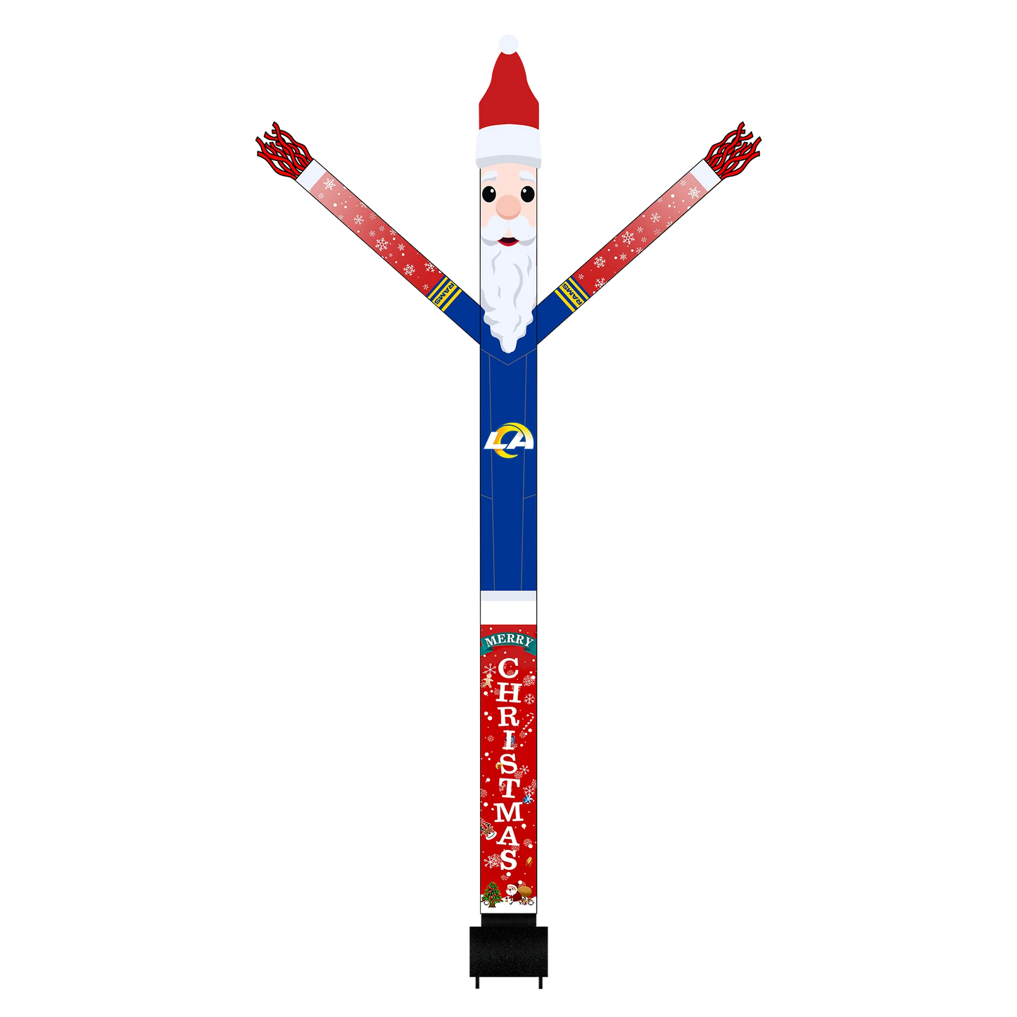 Los Angeles Rams Inflatable Festive Christmas Sports Fan Sleeve