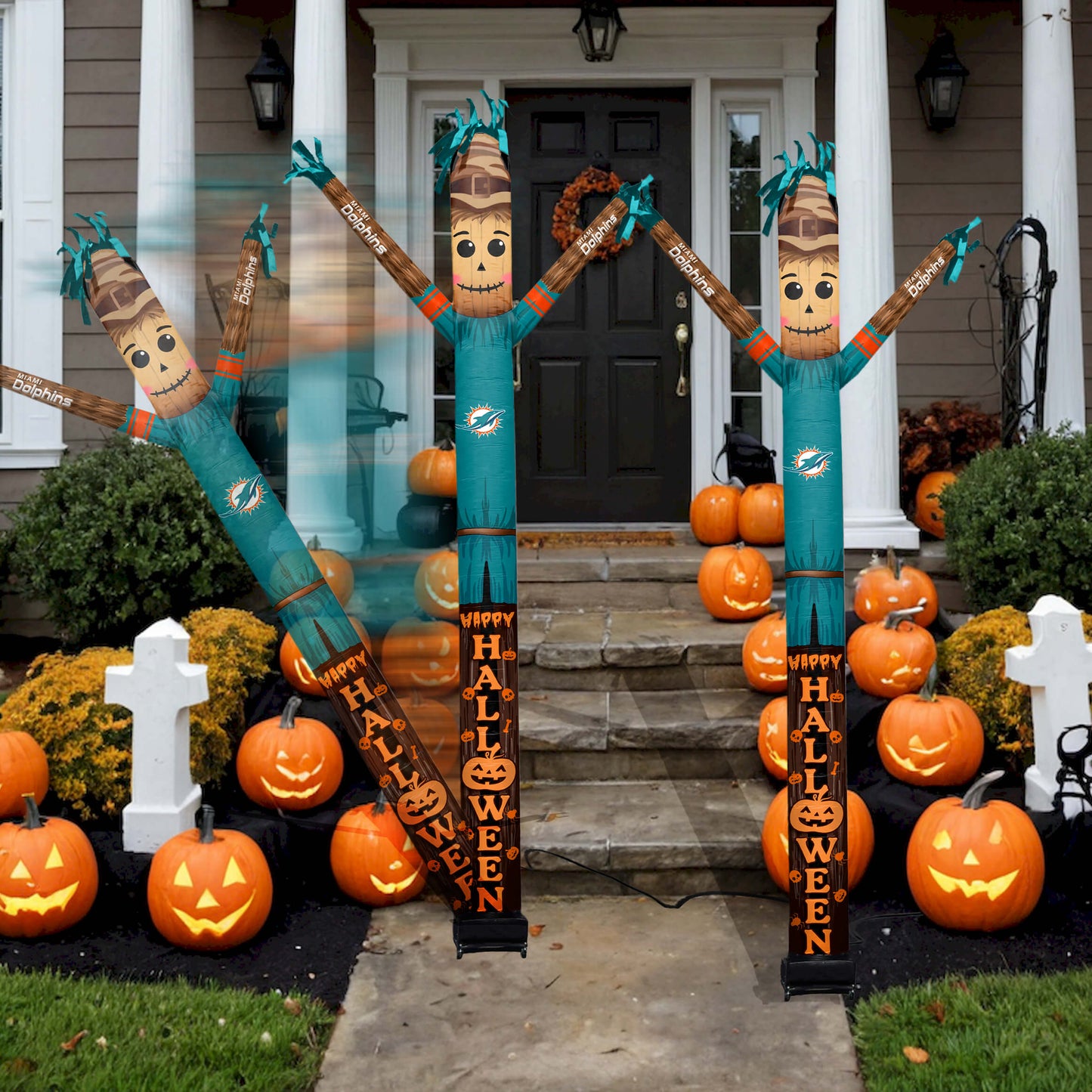 Miami Dolphins Inflatable Festive Halloween Sports Fan Sleeve
