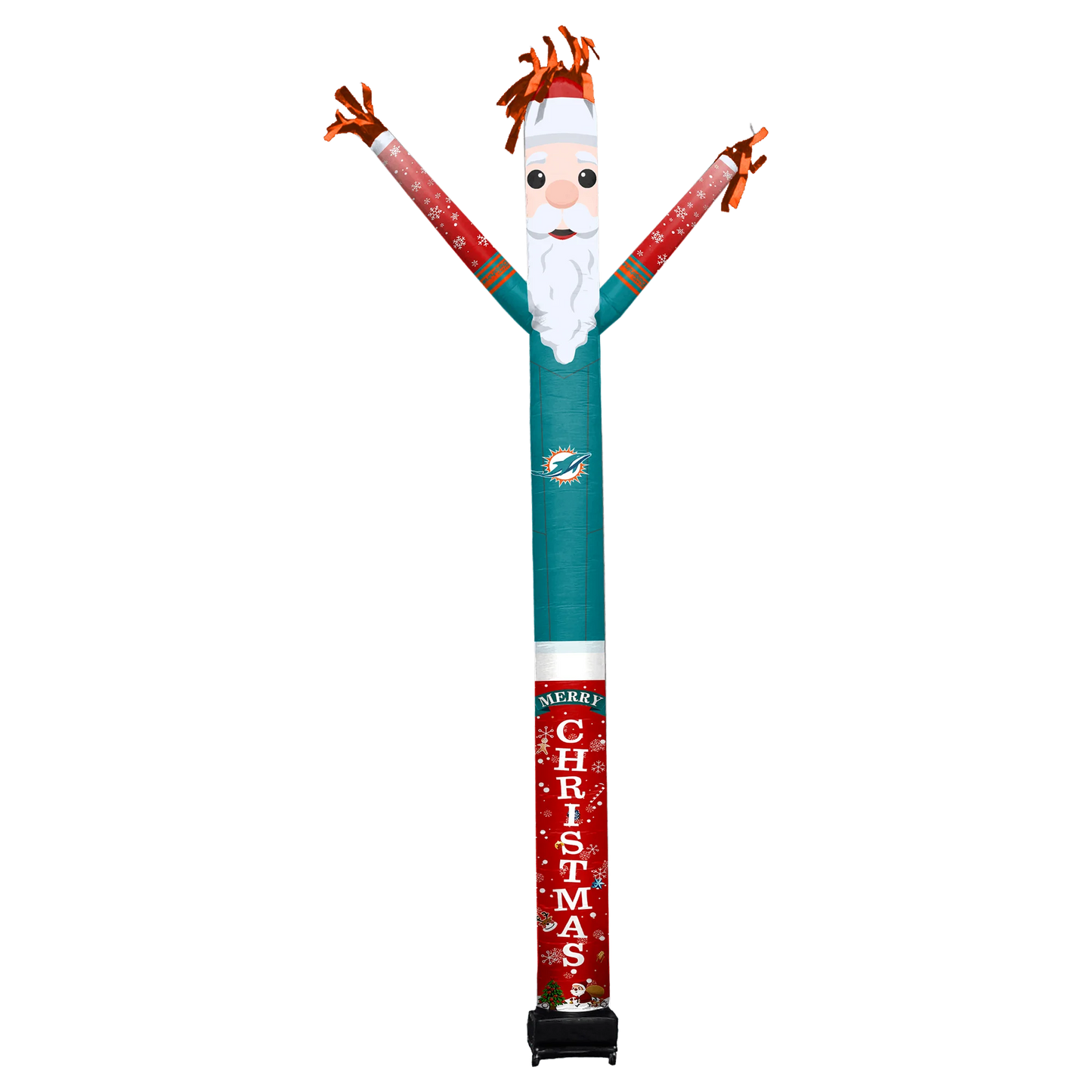 Miami Dolphins Inflatable Festive Christmas Sports Fan Sleeve