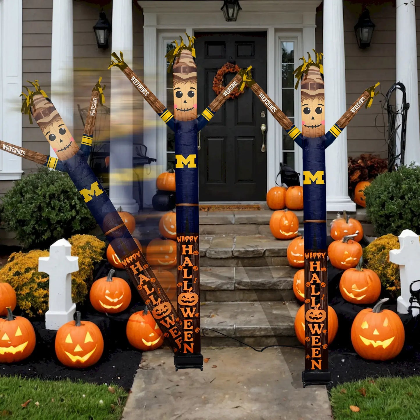 Michigan Wolverines Inflatable Festive Halloween Sports Fan Sleeve