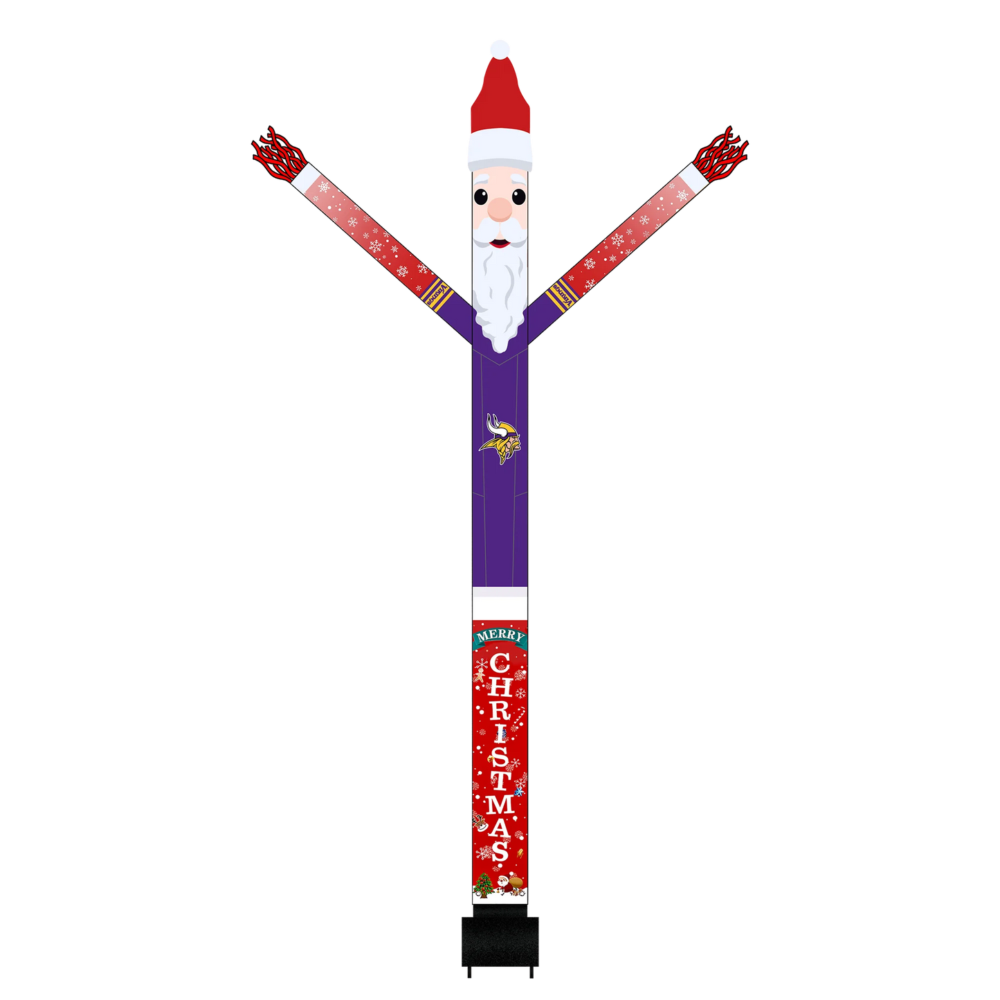 Minnesota Vikings Inflatable Festive Christmas Sports Fan Sleeve