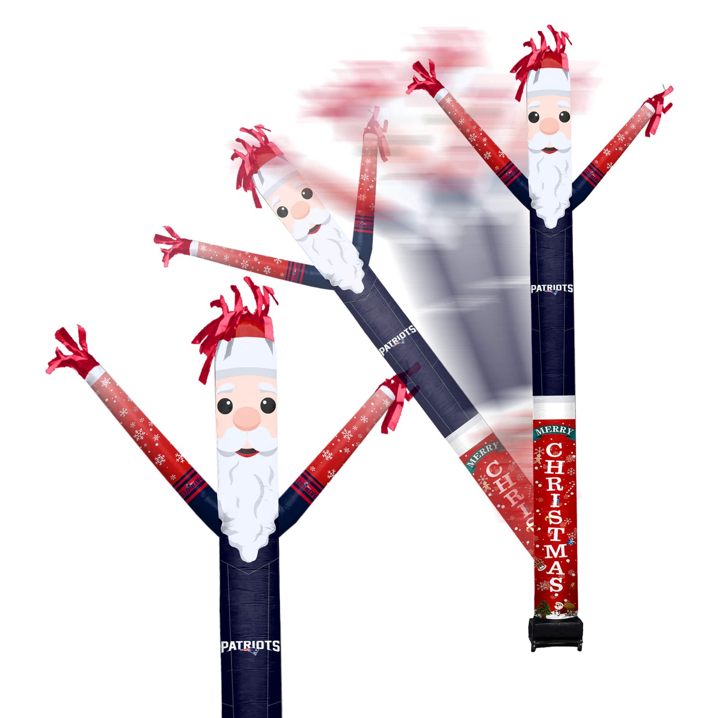 New England Patriots Inflatable Festive Christmas Sports Fan Sleeve
