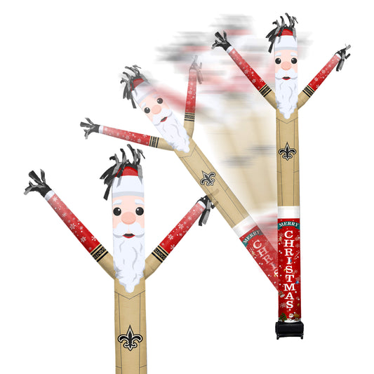 New Orleans Saints Inflatable Festive Christmas Sports Fan Sleeve