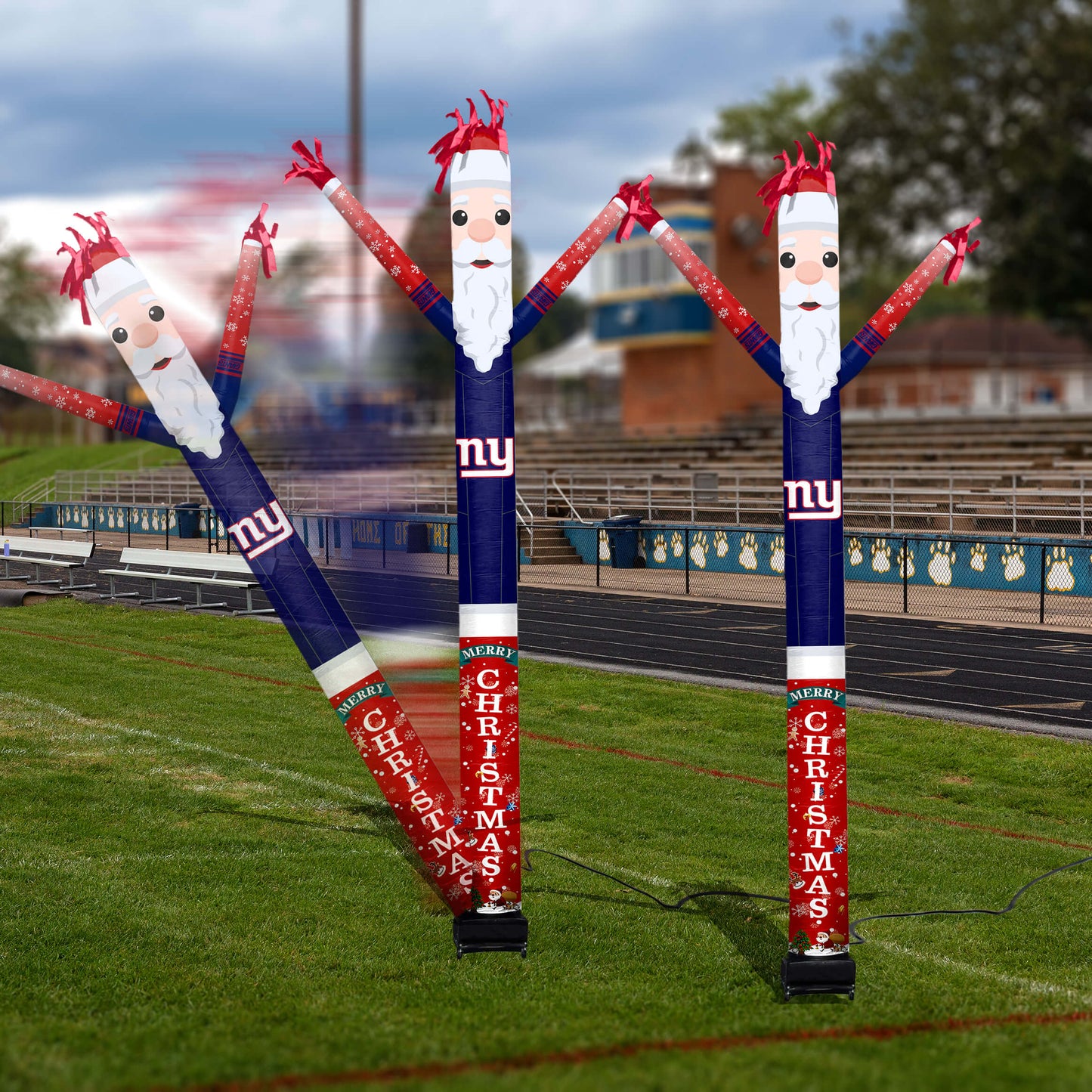 New York Giants Inflatable Festive Christmas Sports Fan Sleeve