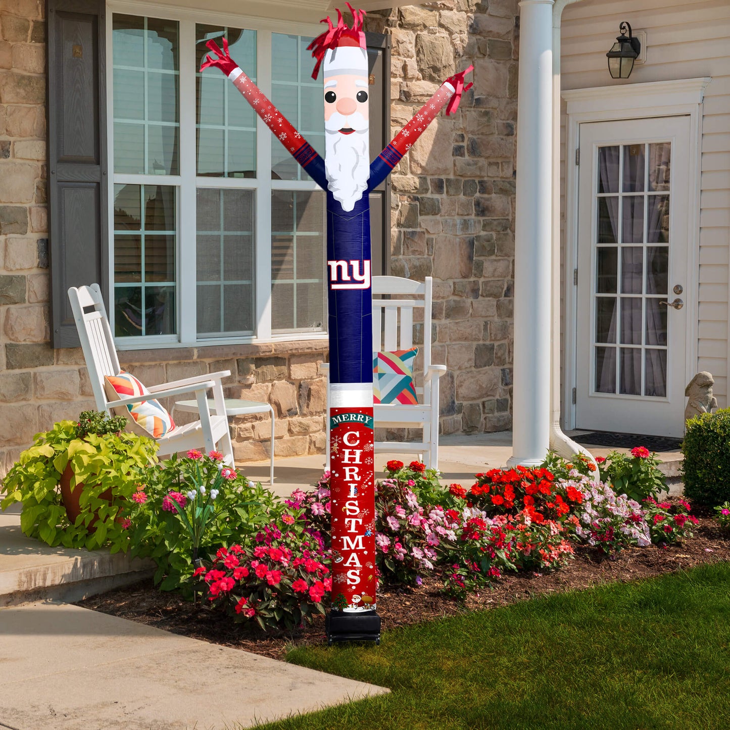 New York Giants Inflatable Festive Christmas Sports Fan Sleeve