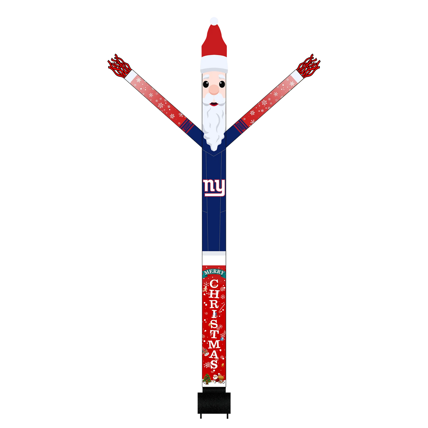 New York Giants Inflatable Festive Christmas Sports Fan Sleeve