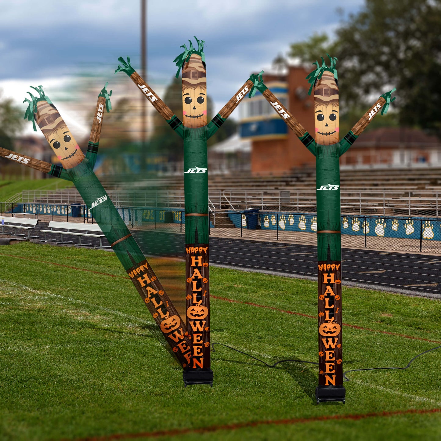New York Jets Inflatable Festive Halloween Sports Fan Sleeve
