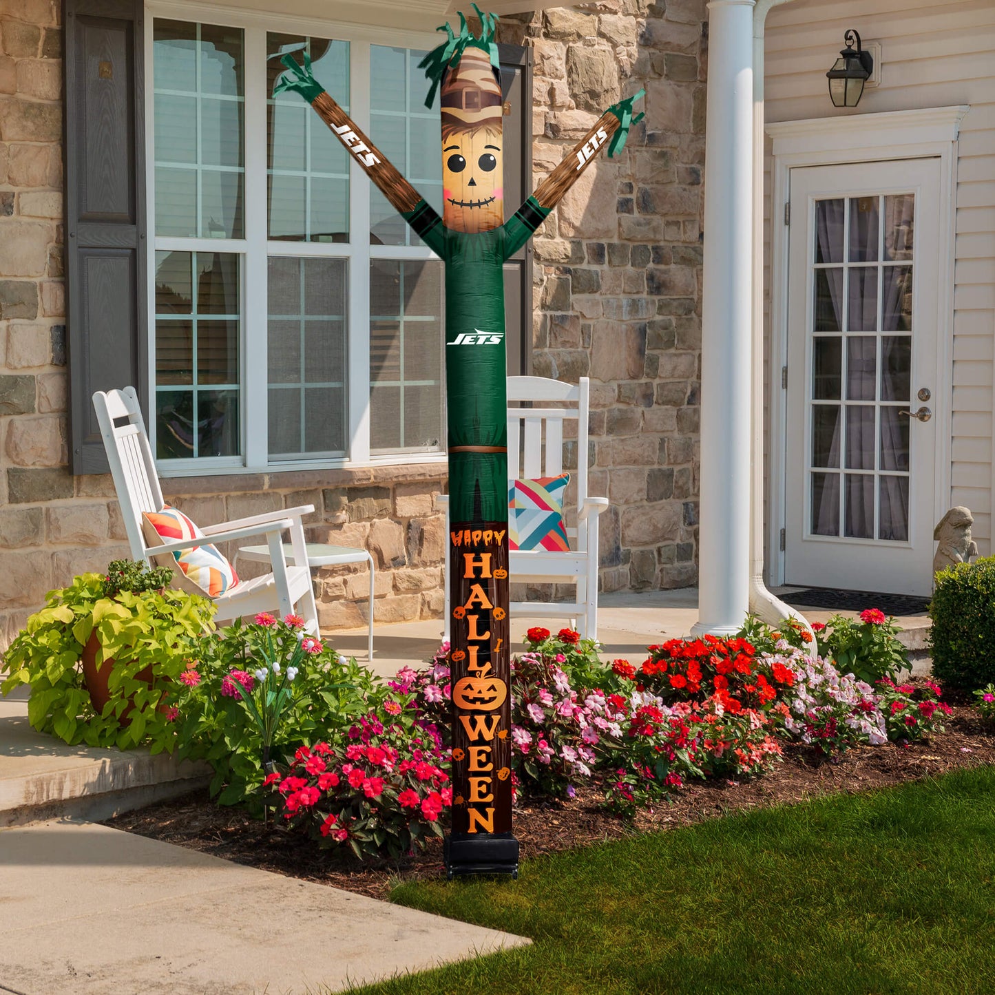 New York Jets Inflatable Festive Halloween Sports Fan Sleeve