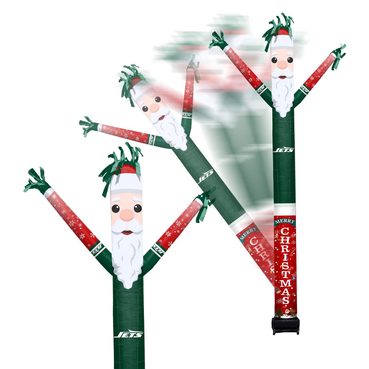 New York Jets Inflatable Festive Christmas Sports Fan Sleeve